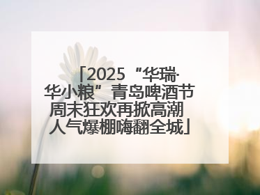2025“华瑞·华小粮”青岛啤酒节周末狂欢再掀高潮 人气爆棚嗨翻全城