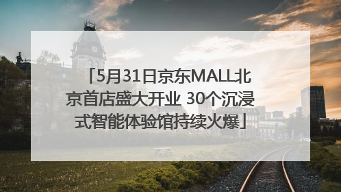 5月31日京东MALL北京首店盛大开业 30个沉浸式智能体验馆持续火爆